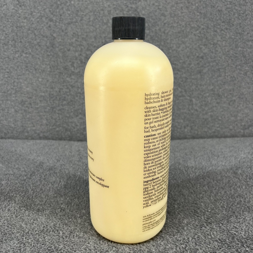 Philosophy Vanilla Birthday Cake Shampoo Shower Gel Bubble Bath Jumbo 32 Fl Oz - Picture 2 of 11